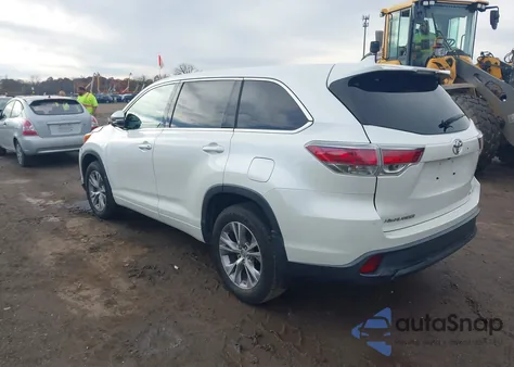 2015 Toyota Highlander Le Plus V6 z USA, uszkodzony, nr VIN 5TDBKRFH5FS181543
